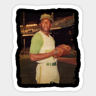 Vida Blue in Oakland Athletics Vintage #2 Sticker